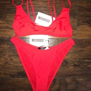 Strappy High Waisted Missguided Bikini